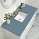 Glossy White / Cala Blue - 3 Faucet Holes