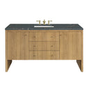 Light Natural Oak / Parisien Bleu - 3 Faucet Holes