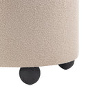 Renwil Claude Indoor Boucle Ottoman - Taupe