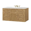 Light Natural Oak / White Zeus - 3 Faucet Holes