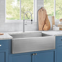 Blanco Quatrus R15 32" Single Bowl Apron-Front Stainless Steel Farmhouse Sink