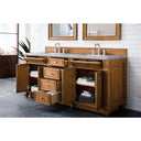 Saddle Brown / Carrara White - 3 Faucet Holes