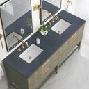 Pebble Oak / Charcoal Soapstone - 3 Faucet Holes