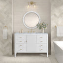 Bright White / Carrara White - 3 Faucet Holes
