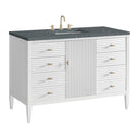Bright White / Parisien Bleu - 3 Faucet Holes