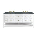 Bright White / Parisien Bleu - 3 Faucet Holes