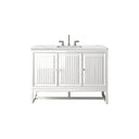 Glossy White / Ethereal Noctis - 3 Faucet Holes