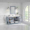 Serenity Blue / White Zeus - 1 Faucet Hole