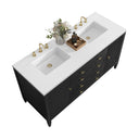 Carbon Oak / No Countertop