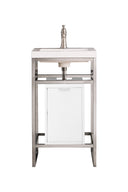 Brushed Nickel / Cabinet Included