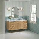 Light Natural Oak / White Zeus - 3 Faucet Holes
