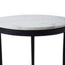 Renwil Arryn Indoor Cast Aluminum Side Table - Black