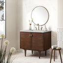 Mid-Century Walnut / Lime Delight - 3 Faucet Holes