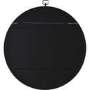 Renwil Rayden 38.5" Tall Round Wall Mirror - Black