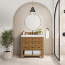 Light Natural Oak / White Zeus - 3 Faucet Holes