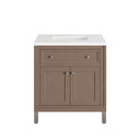 Walnut Whisper / White Zeus - 3 Faucet Holes
