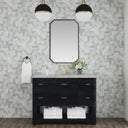 Carbon Oak / Victorian Silver - 1 Faucet Hole