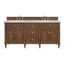 Mid-Century Walnut / Carrara White - 3 Faucet Holes