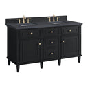 Black Onyx / Charcoal Soapstone - 3 Faucet Holes
