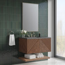 Chestnut / Charcoal Soapstone - 3 Faucet Holes