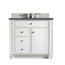 Bright White / Charcoal Soapstone - 3 Faucet Holes