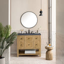 Light Natural Oak / Charcoal Soapstone - 3 Faucet Holes