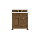 Honey Oak / Eternal Jasmine Pearl - 3 Faucet Holes