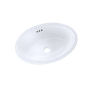 Toto Dartmouth 17 1/4" x 12 7/8" Oval Undermount Bathroom Sink