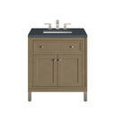 Walnut Whisper / Charcoal Soapstone - 3 Faucet Holes
