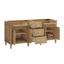 Light Natural Oak / White Zeus - 3 Faucet Holes