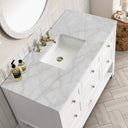 Bright White / Victorian Silver - 3 Faucet Holes