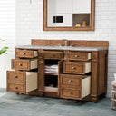 Saddle Brown / Victorian Silver - 3 Faucet Holes