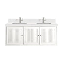 Glossy White / White Zeus - 1 Faucet Hole