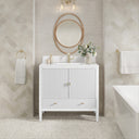Bright White / White Zeus - 1 Faucet Hole