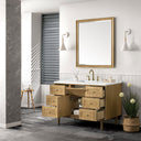 Light Natural Oak / White Zeus - 3 Faucet Holes