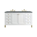 Glossy White / Parisien Bleu - 3 Faucet Holes