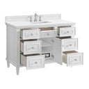 Bright White / White Zeus - 3 Faucet Holes