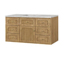 Light Natural Oak / Eternal Jasmine Pearl - 3 Faucet Holes