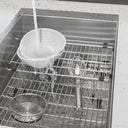 Blanco Stainless Steel Elevated Sink Grid for Quatrus Ergon, Cerana 33" and Cuvee 32" Super Single Sinks