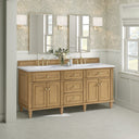 Light Natural Oak / White Zeus - 3 Faucet Holes