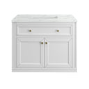 Glossy White / Ethereal Noctis - 3 Faucet Holes