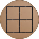 Renwil Fragoso 48" Tall Round Wall Mirror - Yellow