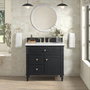 Black Onyx / White Zeus - 3 Faucet Holes