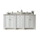 Bright White / Victorian Silver - 3 Faucet Holes