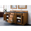 Saddle Brown / Charcoal Soapstone - 3 Faucet Holes