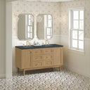 Light Natural Oak / Charcoal Soapstone - 3 Faucet Holes