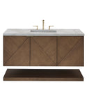 Chestnut / Victorian Silver - 3 Faucet Holes