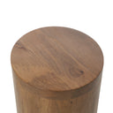 Renwil Salvatore Indoor Mango Wood Side Table - Light Brown
