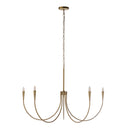 Renwil Luzon 90" Height Ceiling Fixture - Plated Dark Antique Brushed Brass