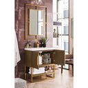 Latte Oak / Radiant Gold / Glossy White - 1 Faucet Hole